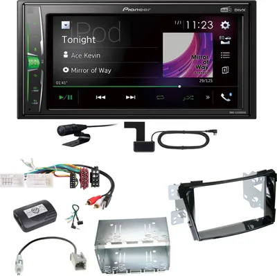 Produktbild von Pioneer DMH-A3300DAB Bluetooth USB DAB+ Autoradio Einbauset für Hyundai i40 VF