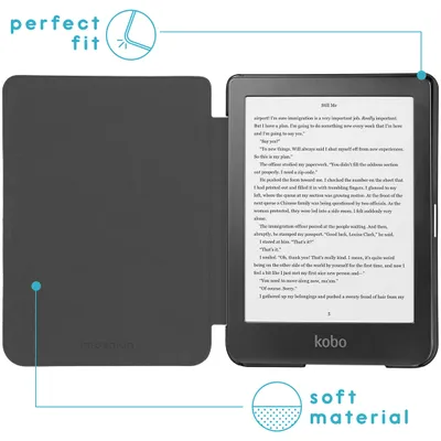 Produktbild von imoshion Design Slim Hard Case Klapphülle Kobo Clara HD - Flowers Distance