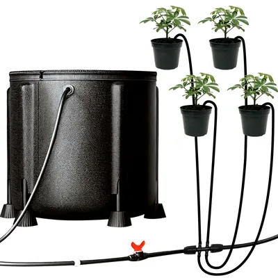 Produktbild von Bewässerungssystem mit 50 l Wasserreservoir - 25 W Wasserpumpe - 8 Tropfaufsätze