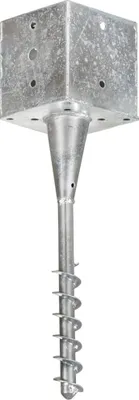 Produktbild von vidaXL Erdspieße 6 Stk. Silbern 14×14×58 cm Verzinkter Stahl