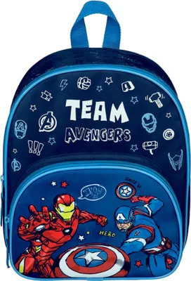 Obrázok produktu pre Batoh do škôlky Avengers modrý - Batoh s predným vreckom chlapci