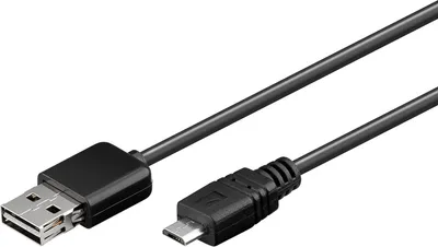Obrázok produktu pre Goobay USB 2.0, 1,0 m USB kábel 1 m USB A Micro-USB B čierny