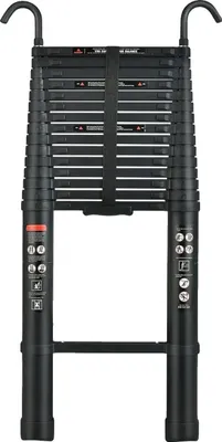Obrázok produktu pre Teleskopický rebrík, hliníková zliatina, nosnosť 150 kg, 6,2 m (20,3 ft)