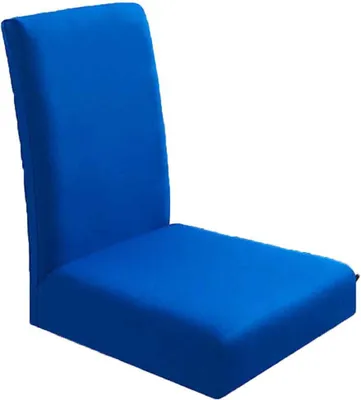 Obrázek produktu pro Potahy na židle do jídelny, elastické, jednobarevné potahy na židle, měkké, prodyšné, prachotěsné potahy ze Elastanu, dekorativní, elastické, snímatelné a pratelné univerzální potahy na židle do kuchyně a jídelny