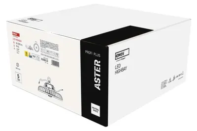 Zdjęcie produktu dla Przemysłowa oprawa wisząca LED HIGHBAY ASTER 120° 200W