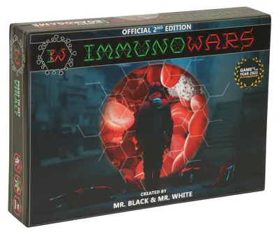 Produktbild von ImmunoWars Brettspiel Basisspiel Englisch - strategisches Kartenspiel Erwachsene