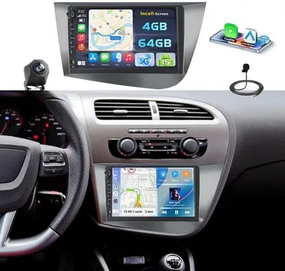 Productafbeelding van 9" Android 15 Autoradio 2005-2012 Wireless CarPlay