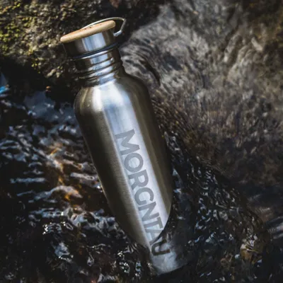 Obrázok produktu pre MORGNTAU fľaša na pitie z nerezovej ocele (1,0 l)