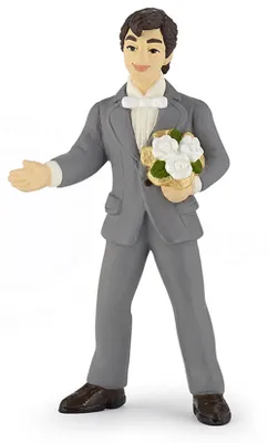 Produktbild von Papo Bräutigam Mit Blumenstrauß, Sammelfigur, Film & TV-Serien, 19 g