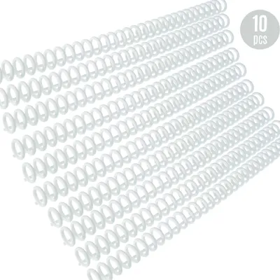 Obrázok produktu pre KW-trio 10ks plastových 30-otvorových voľných listových viazačov Krúžok viazania hrebene 85 listov Kapacita pre DIY papier Notebook Album Kancelárske školské potreby