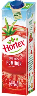 Image de Jus de tomate Hortex 100 % naturel 1 L