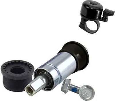 Produktbild von Thun Efficient Jive Fahrrad Innenlager Tretlager ISO JIS D35 L131 mm inkl. 1 x Fahrradklingel