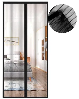 Produktbild von Magnetfliegengitter für Balkon- und Terrassentüren Schutzgitter 90 x 215 cm