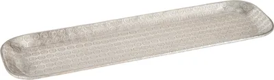 Obrázok produktu pre Orientálny podnos na sviečky Jabar strieborný 45cm
