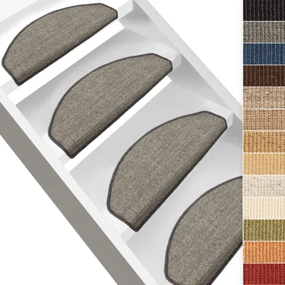 Produktbild von Sisal-Stufenmatten Premium Grau 23,5 x 65 cm