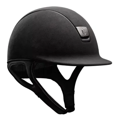 Produktbild von Samshield Reithelm Premium Alcantara Black M (ohne Dressurausschnitt)