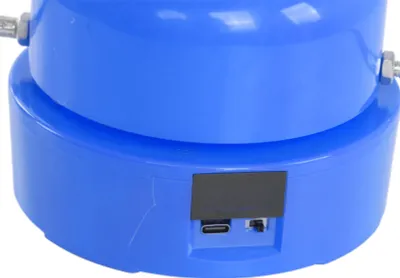 Image de Machine à sauter la corde intelligente, mains libres, vitesse réglable, écran LCD, saut électrique ergonomique avec télécommande, bleu