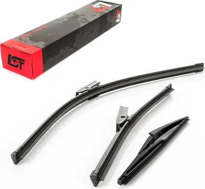 Produktbild von Scheibenwischer Set vorne hinten Frontwischer Heckwischer für Renault Clio III
