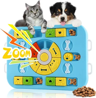 Produktbild von Langsamespeelgoed für Hunde und Katzen - Blauw