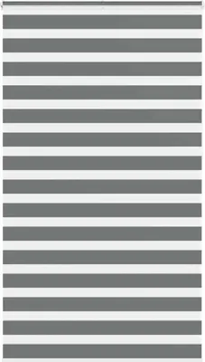 Produktbild von Doppelrollo Dunkelgrau 120x230 cm Stoffbreite 115,9 cm Polyester