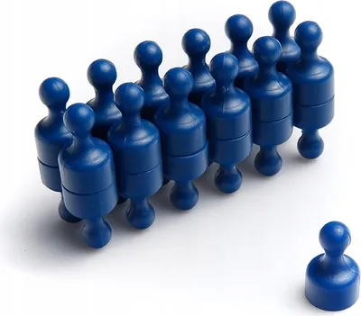 Image de Aimant pour réfrigérateur, bureau 12x20 bleu, extrêmement fort, tableaux magnétiques, réfrigérateurs, tableaux blancs, DIY