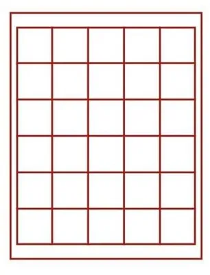 Produktbild von Lindner 2715E Velourseinlage dunkelrot 2715E (Ø 38 mm)