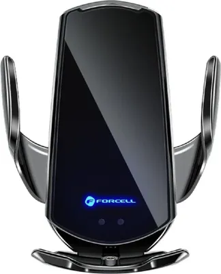 Image de FORCELL support voiture chargement automatique par induction + adapt. magnétique HS1 Qi 15W black