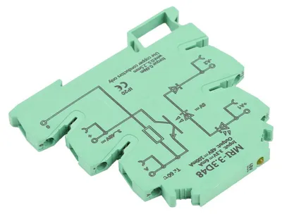 Optokoppler PLC-Relais, 3,3 VDC Eingang, 3-48 VDC Ausgang, 6,2 mm breit