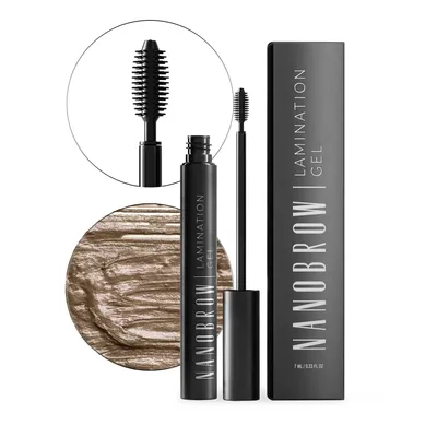 Productafbeelding van Wenkbrauwgel Nanobrow Lamination Gel Beige - Stylinggel voor wenkbrauwen, om wenkbrauwen te stylen en in te vullen