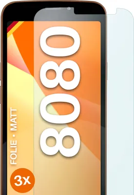 Produktbild von moex® 3x Schutzfolie kompatibel mit Doro 8080 - Displayschutzfolie Anti Reflex Folie, Matt