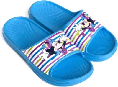 Produktbild von Disney Minnie Maus Mädchen Kinder Sandalen Latschen – Blau / 31/32