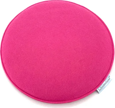 Produktbild von heimtexland ® Sitzkissen Set Filz Stuhlkissen Stuhlauflage Filzkissen Stuhl Polster Kissen Typ631 2er Set 35 cm Rund Pink