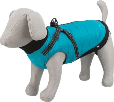Produktbild von TRIXIE Geschirr-Mantel Pontis, aqua, 27 cm