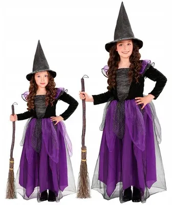 Obrázok produktu pre Kostým Widmann, malá čarodejnica, fialová, veľkosť 104, Halloween