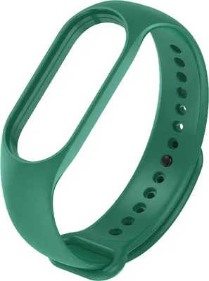 Produktbild von Silikon Sport Strap Fitness Tracker Ersatz Armband Uhrband Uhrenarmband kompatibel mit Xiaomi Smart Band 7 Grün