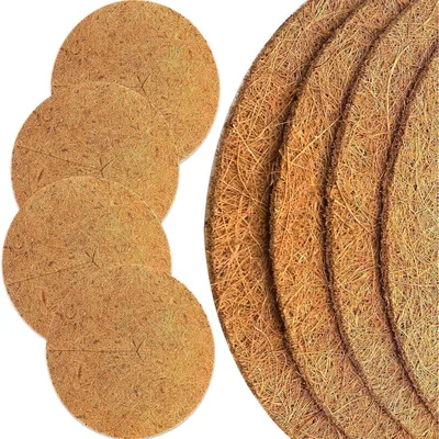 Produktbild von Kokosmatte 40cm Winterschutz Pflanzen Topfpflanzen Kälteschutz 4 Stück