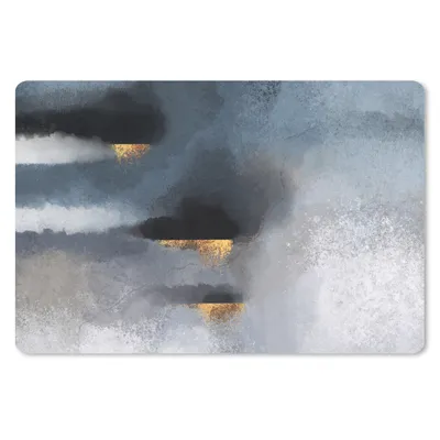 Produktbild von MuchoWow® Mauspad Mousepad Wolken - Gold - Abstrakt 27x18 cm - Mousepads - Maus Mat - Pad - Mausunterlage - Büroartikel - Desk Matten