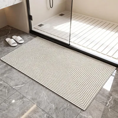 Productafbeelding van Omgoods - Antislip Douchemat Met Afvoergaten - PVC, Sneldrogend, 60 x 90 cm