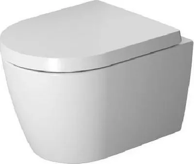 Produktbild von Duravit ME by Starck Wand-WC Compact Duravit Rimless® Set, 45300900A1
