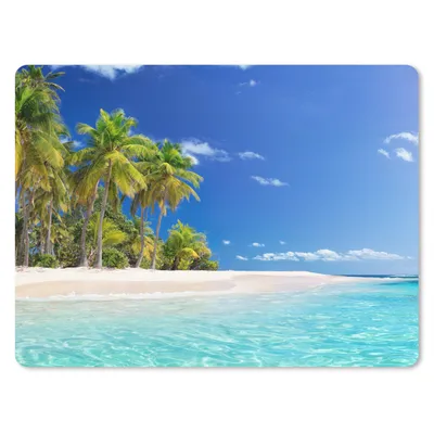 Produktbild von MuchoWow® Mauspad Mousepad Strand - Meer - Palme - Sonne - Sommer 23x19 cm - Mousepads - Maus Mat - Pad - Mausunterlage - Schreibtischunterlage - Mauspad