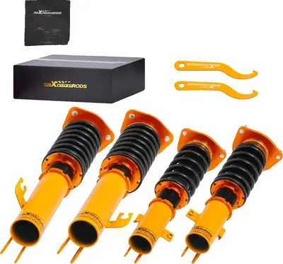 Obrázek produktu pro Sada závitového podvozku, kompatibilní s Subaru Impreza WRX GC8, nastavitelný tlumič 1993-2001, nastavení tlumení 24 stupňů