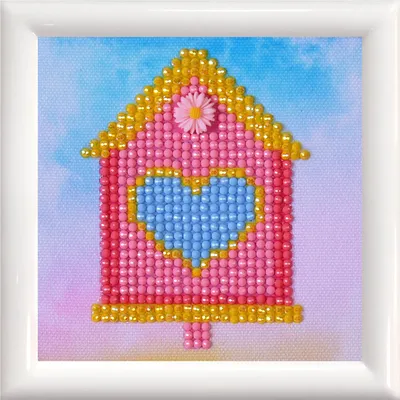 Produktbild von DIAMOND DOTZ® Original Diamond Painting Home Sweet Home 10 x 10 cm mit