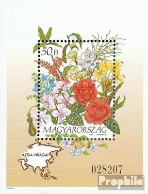 Produktbild von Briefmarken Ungarn 1993 Mi Block224 (kompl.Ausg.) postfrisch Blumen
