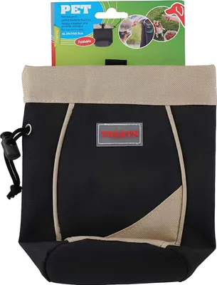 Image de Pochette de friandises pliable pour animaux de compagnie (marron)
