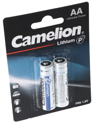 Obrázok produktu pre Camelion Lítiové batérie AA, Mignon, FR6, 1,5 V, 2 ks