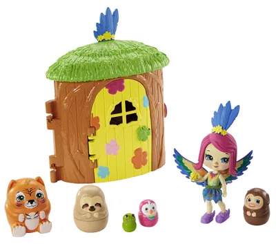 Produktbild von Enchantimals Secret Besties Peeki Parrots Baumhaus