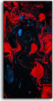 Produktbild von Leinwand Uhr Küche Wohnzimmer Bild Geräuschlos 30x60 Malerei Abstrakte Kunst - schwarze Hände
