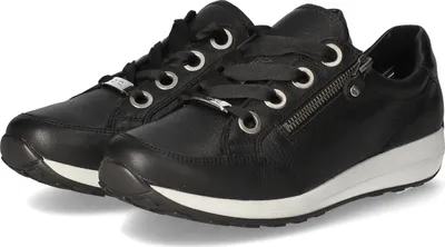 Zdjęcie produktu dla Ara niskie buty treningowe OSAKA damskie buty treningowe gładka skóra czarny rozmiar: 6½
