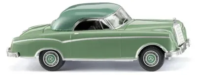 Immagine prodotto di Wiking 014422 Mercedes-Benz 220 Coupé verde chiaro, scala H0 1:87 Non è un giocattolo!
