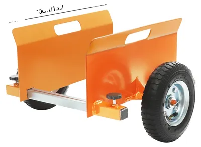Immagine prodotto di Furgone, carrello per carichi pesanti, morsetto regolabile, arancione